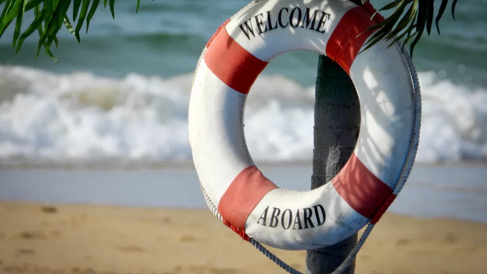 An image showing welcome aboard