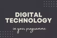 En grafisk bild för kursen Digital Technology in your programme